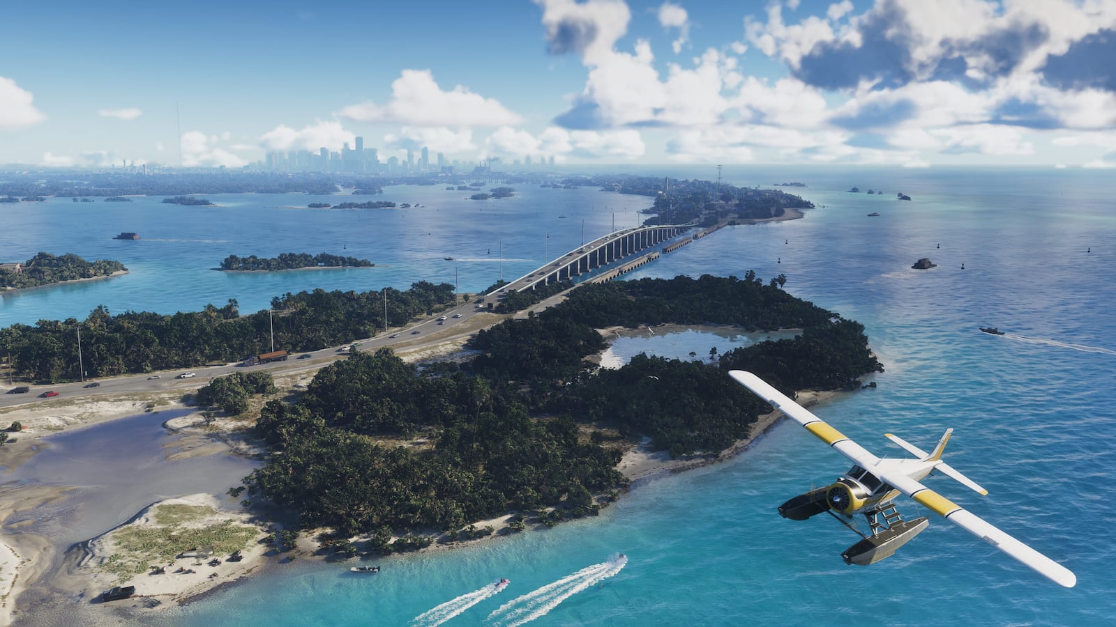 Officiële GTA VI-screenshot van de Leonida Keys